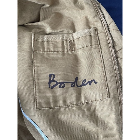 Boden Mens Canvas Utility Field Pocket Chore Military Style Jacket Brown Coat XL - Picture 4 of 7